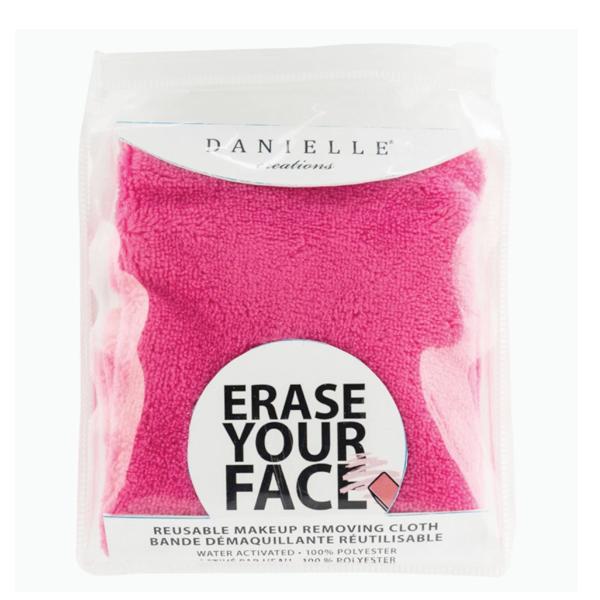 Danielle Creations Erase your Face Single Makeup Removing Cloth Pink
