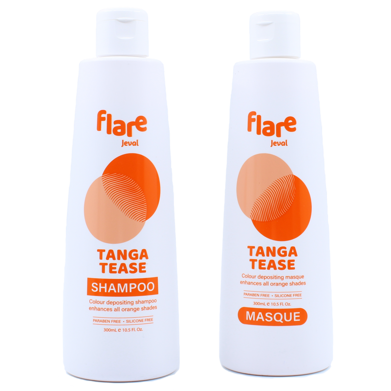 Jeval Flare Tanga Tease Shampoo & Masque Duo 300ml