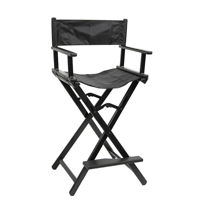 Portable Make Up Chair Black