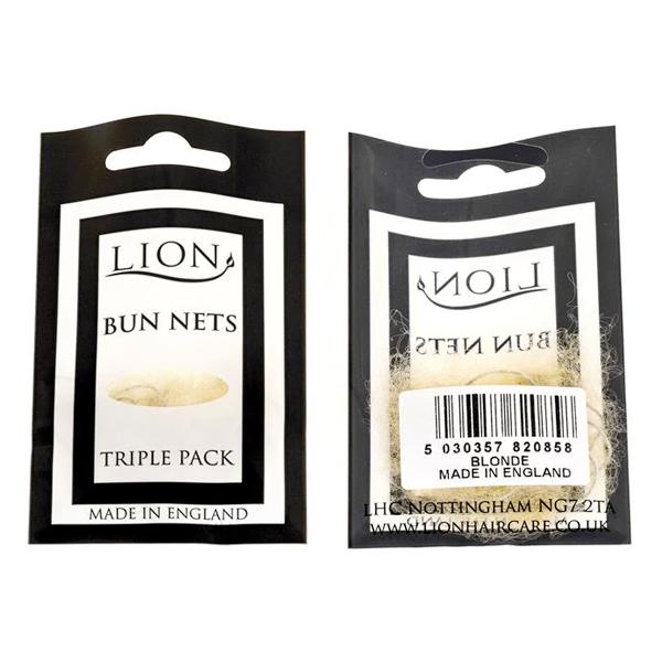Lion Bun Net 3pk Blonde