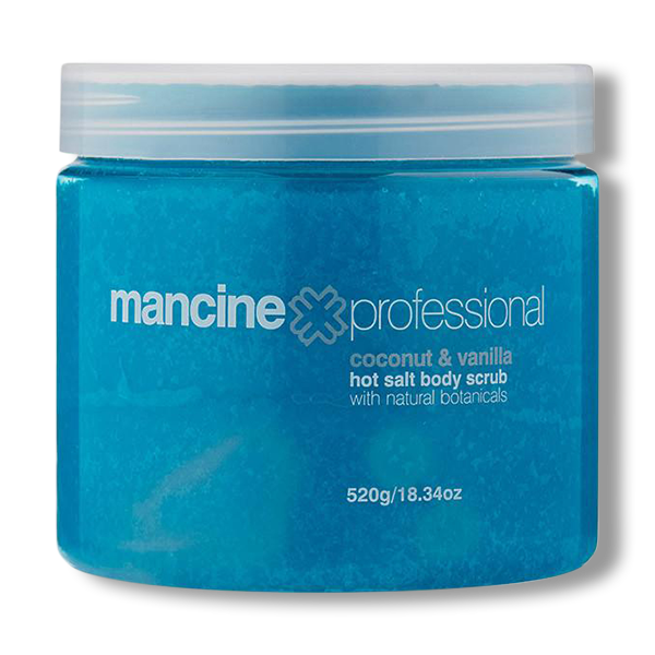 Mancine Hot Salt Scrub Coconut & Vanilla - 520g-Mancine Professional-Beautopia Hair & Beauty
