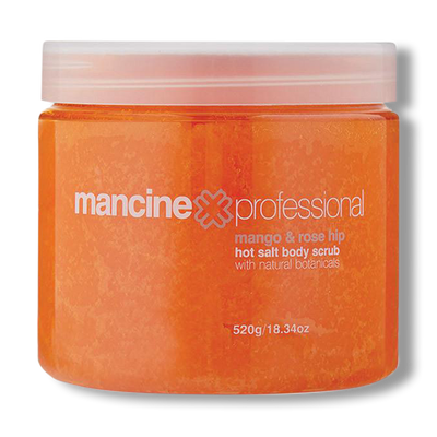 Mancine Hot Salt Scrub Mango & Rosehip Oil - 520g-Mancine Professional-Beautopia Hair & Beauty