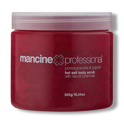Mancine Hot Salt Scrub Pomegranate & Jojoba - 520g-Mancine Professional-Beautopia Hair & Beauty