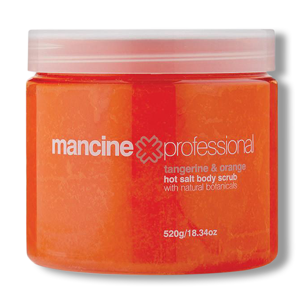 Mancine Hot Salt Scrub Tangerine & Orange - 520g-Mancine Professional-Beautopia Hair & Beauty