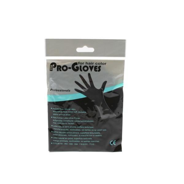 Pro Gloves Powder Free Latex Black 1pair Small