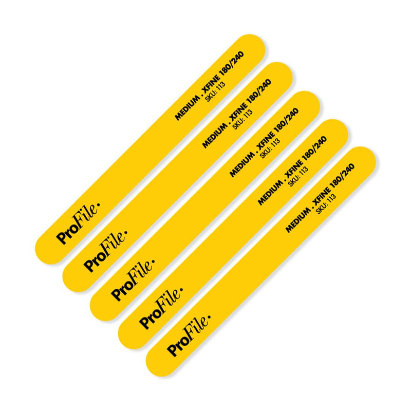 ProFile 113 Mylar Cushion File Yellow/Violet 180/240 10 Pack