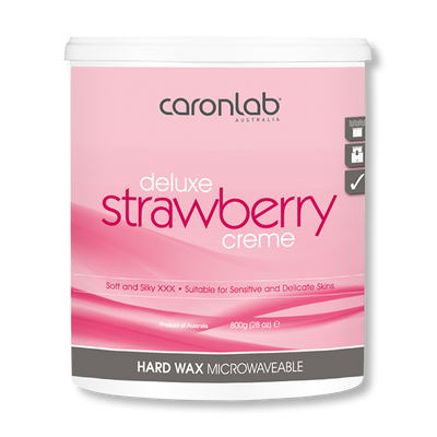 Caronlab Hard Wax Strawberry Creme - 800g-Caronlab-Beautopia Hair & Beauty