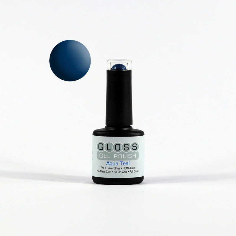Gloss Full Cure UV/LED Gel Polish Aqua Teal