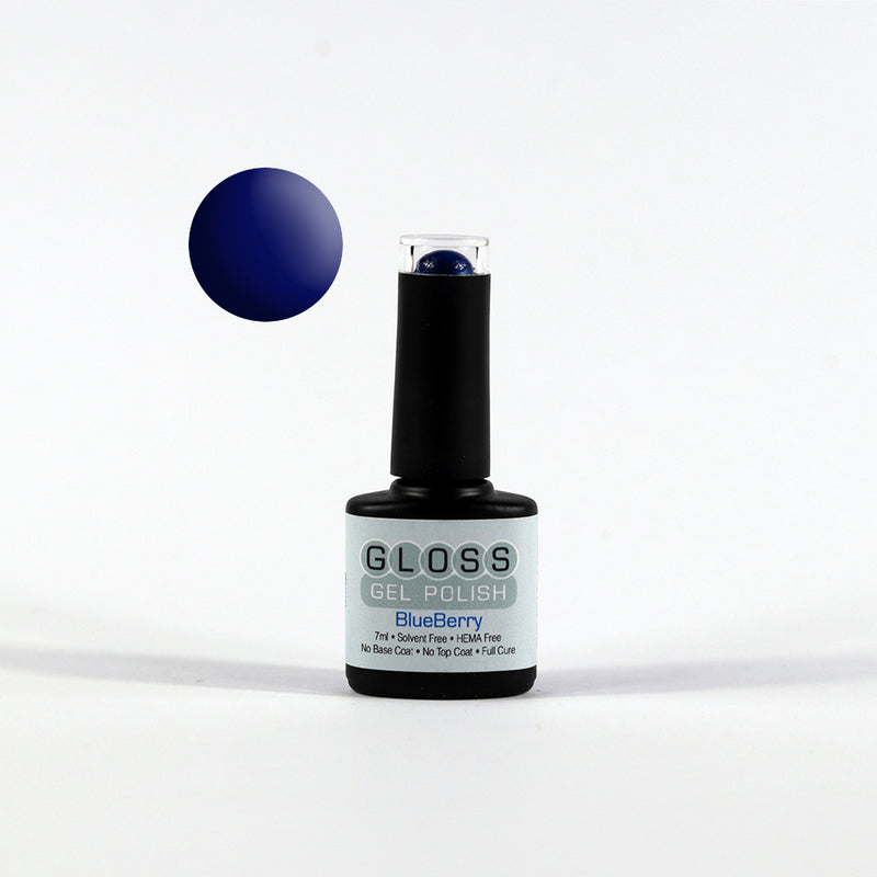 Gloss Full Cure UV/LED Gel Polish Blueberry
