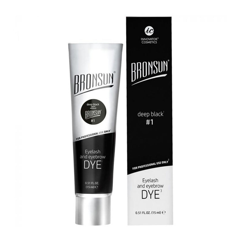 Bronsun Lash & Brow Dye Deep Black 15ml