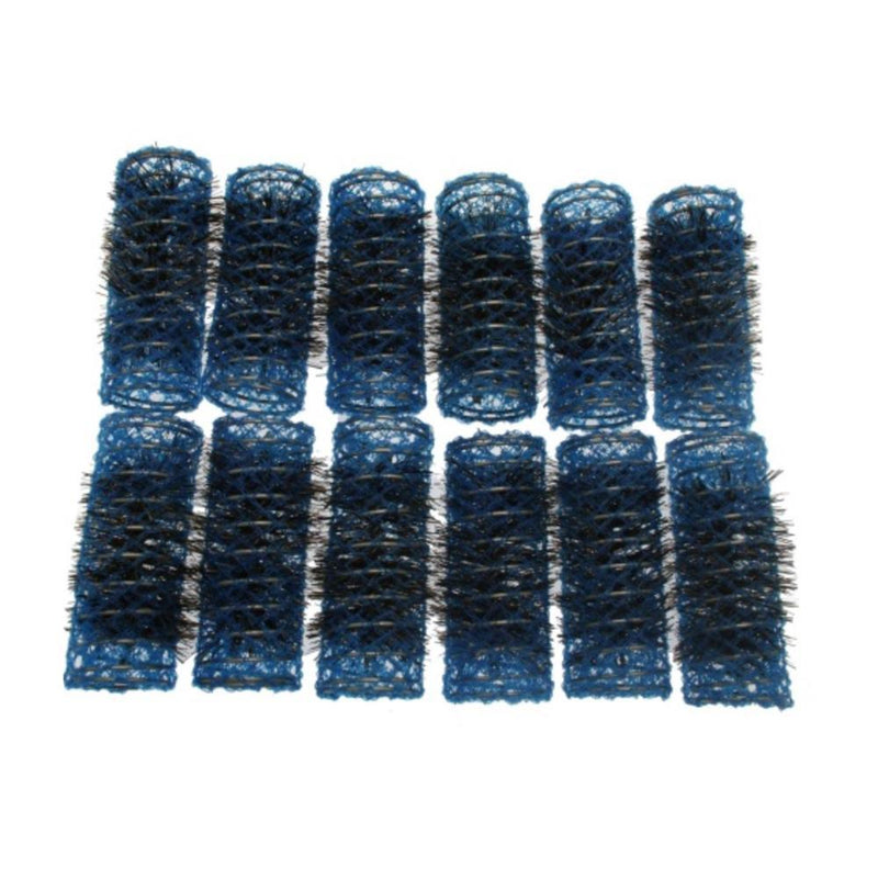 Santorini Brush Rollers Blue 25mm 12pk