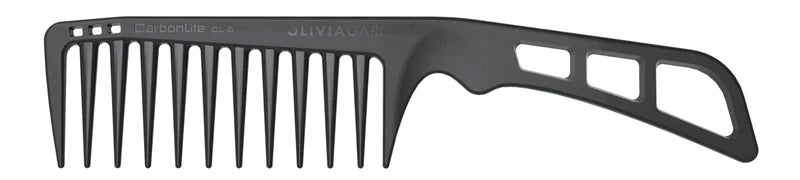 Olivia Garden CarbonLite Wide Tooth Comb with Handle