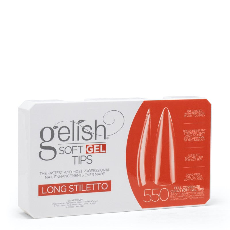 Soft Gel Tips Long Stiletto