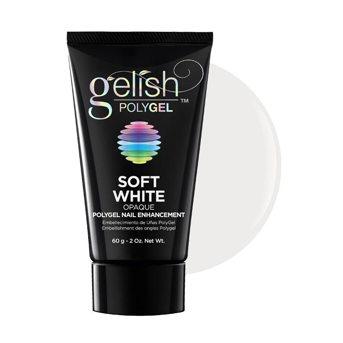 Gelish Polygel Opaque Nail Enhancement 60g  Soft White