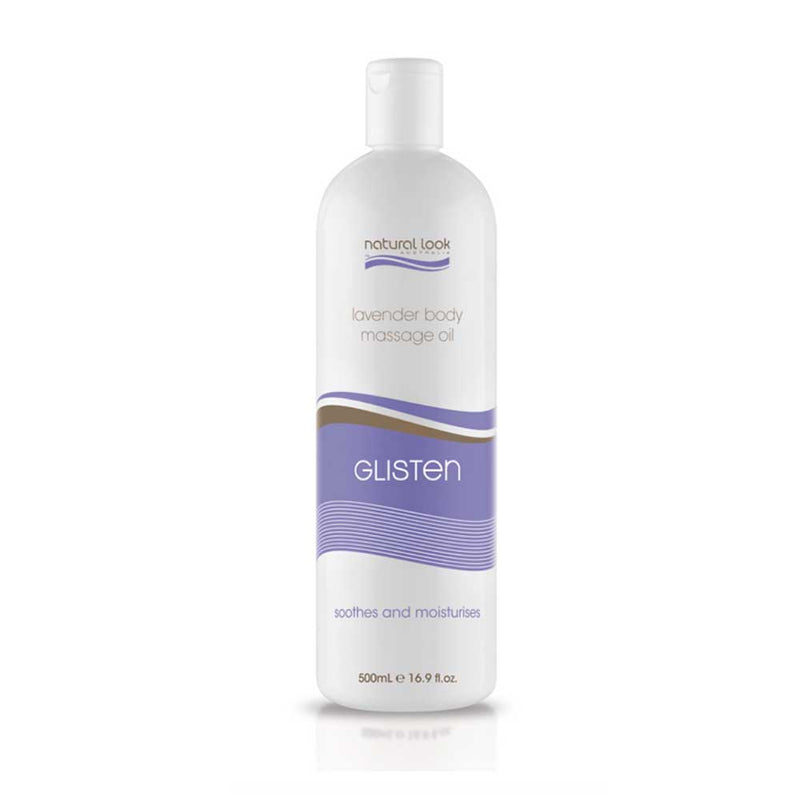 Natural Look Lavender Glisten Massage Oil 500ml