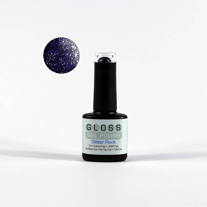 Gloss Full Cure UV/LED Gel Polish Glitter Rock