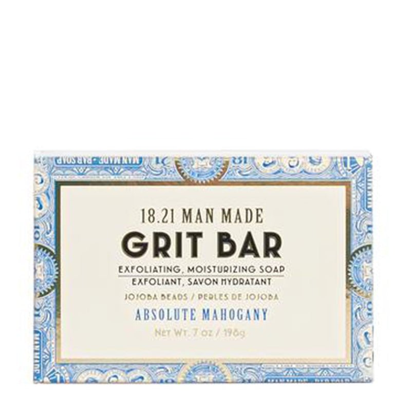 18.21 Man Made Grit Bar Soap Abolute Mahogany