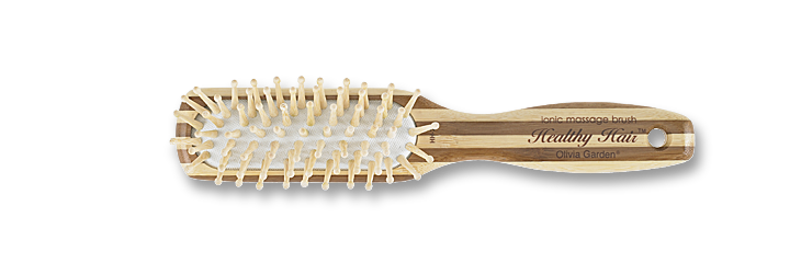 Olivia Garden Healthy Hair Eco-Friendly Bamboo Brush Ionic Massage Paddle Collection