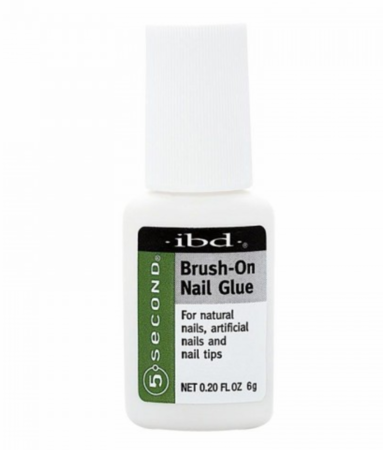 ibd Brush-On Nail Glue- clear 6gr