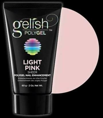 Gelish Polygel Opaque Nail Enhancement 60g  Light Pink
