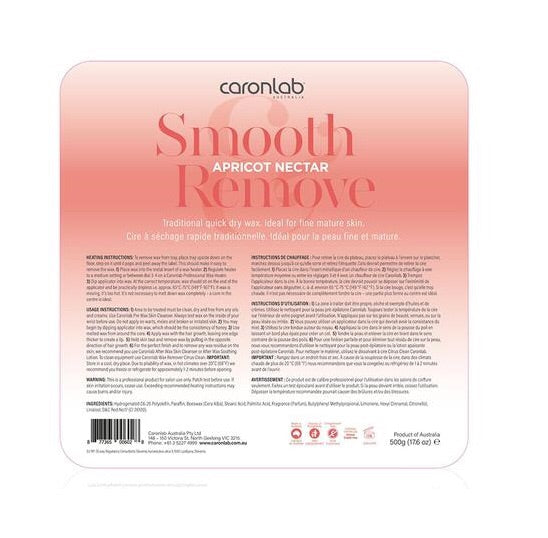 Caronlab Smooth & Remove Hard Wax Melts Apricot Nectar 500g