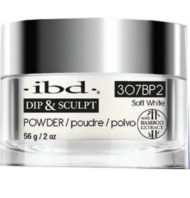 IBD Dip & Sculpt Soft White Powder 56gr