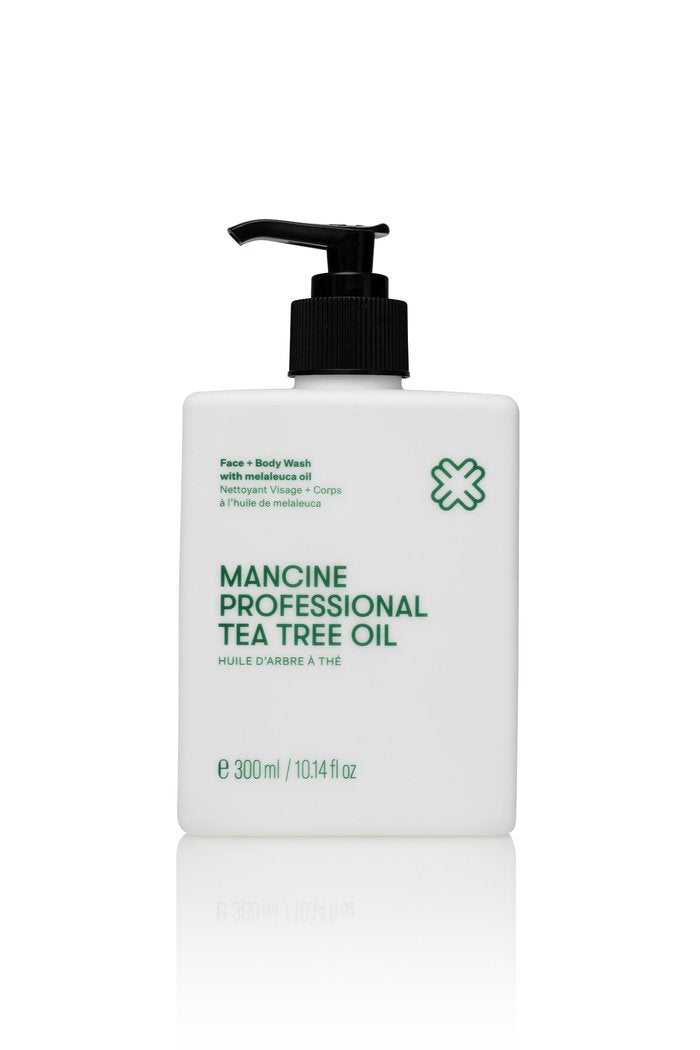 Mancine Tea Tree Oil Face & Body Wash 300ml
