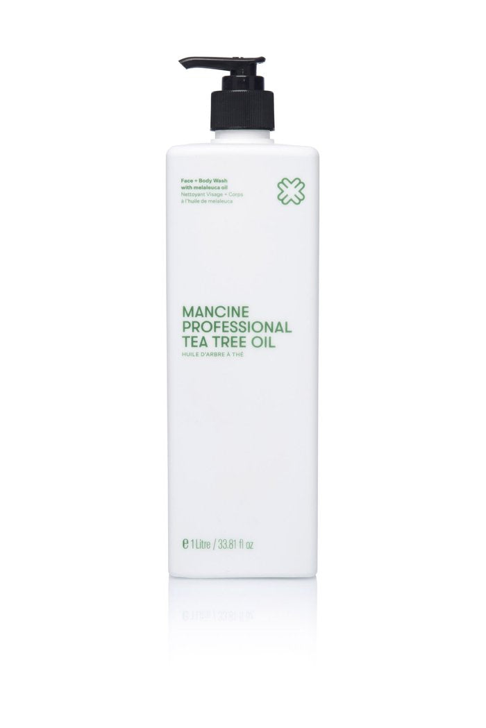 Mancine Tea Tree Oil Face  & Body Wash 1 Litre