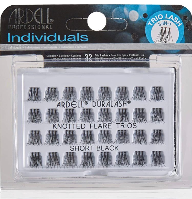 Ardell Duralash Individual Knotted Flare Trio Lashes Short