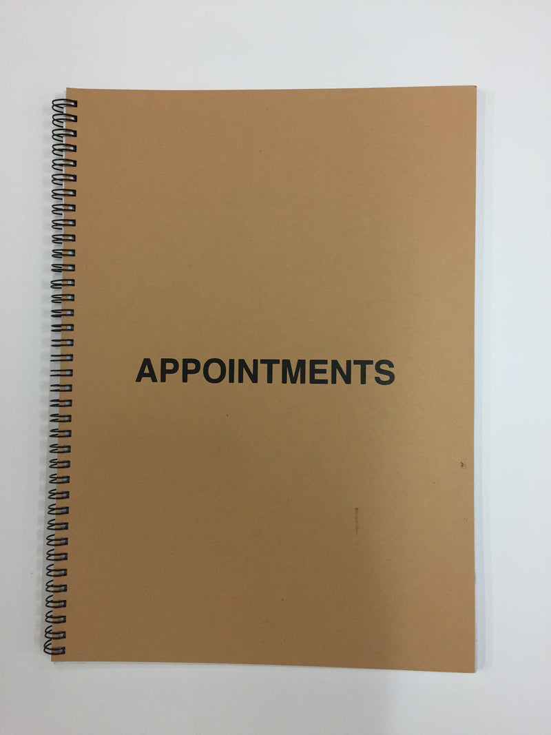 Appointment Book Plain 4/8 Columns