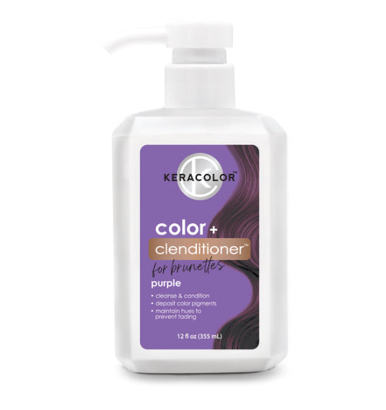 Keracolor Color Clenditioner purple for brunettes 355ml