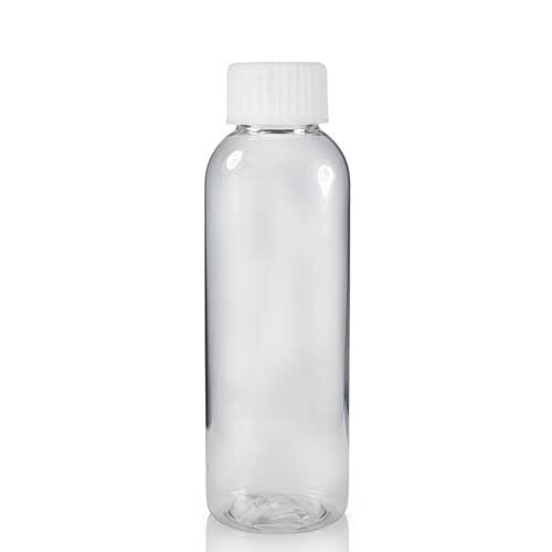 Plastic bottle clear 100ml