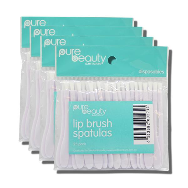 Pure Beauty Lip Brush Spatulas 200 Pack