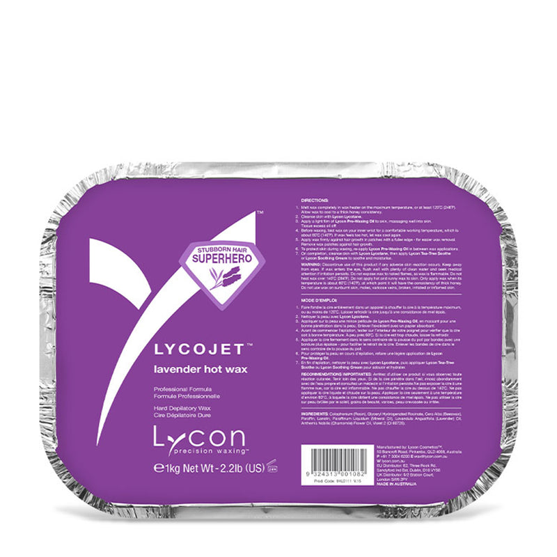LYCON Lycojet Hot Wax Lavender 1kg