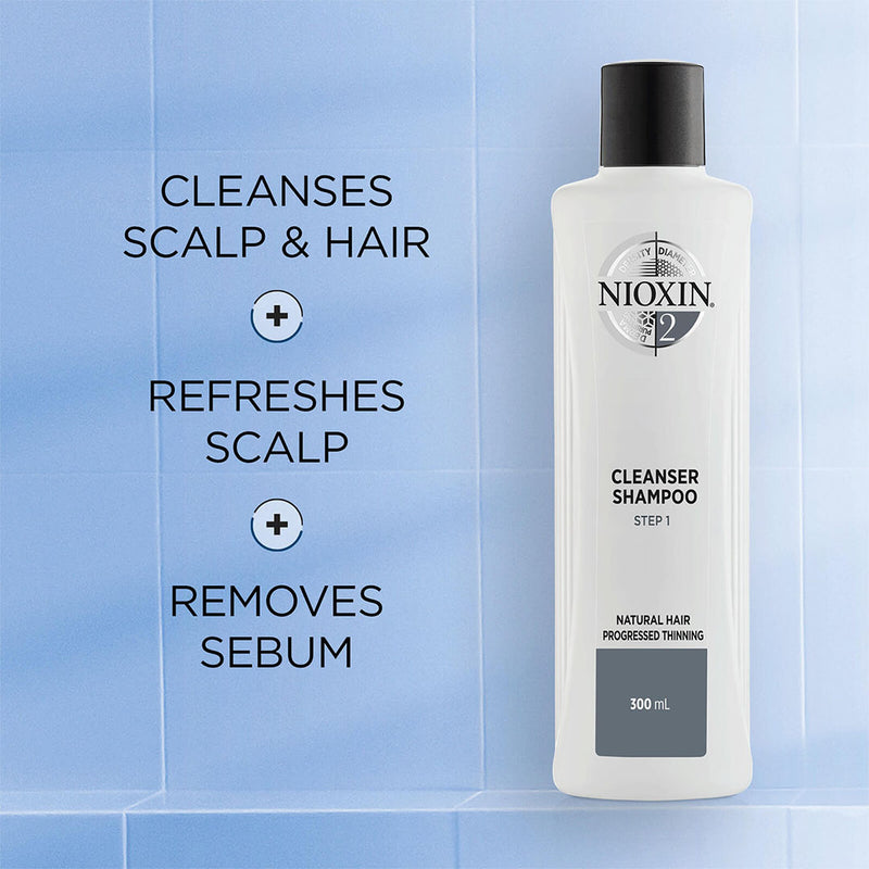 Nioxin System 2 Cleanser Shampoo 1 Litre