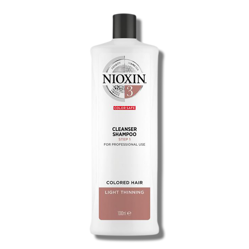 Nioxin System 3 Cleanser Shampoo 1 Litre