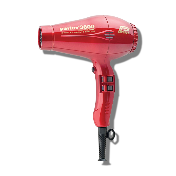 Parlux 3800 Ceramic & Ionic Hair Dryer Red