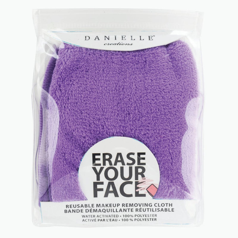 Danielle Creations Erase your Face Single Makeup Removing Cloth Purple