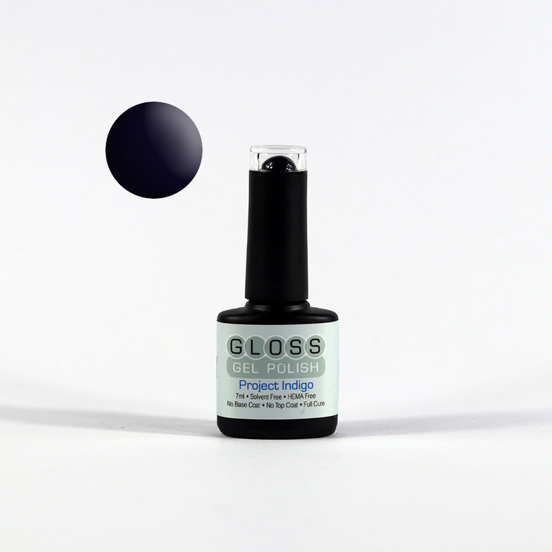 Gloss Full Cure UV/LED Gel Polish Project Indigo