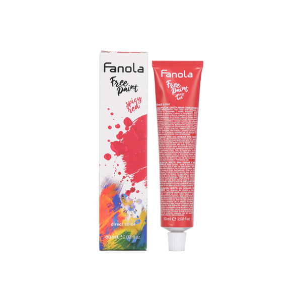 Fanola Free Paint Direct Colour Spicy Red 60ml