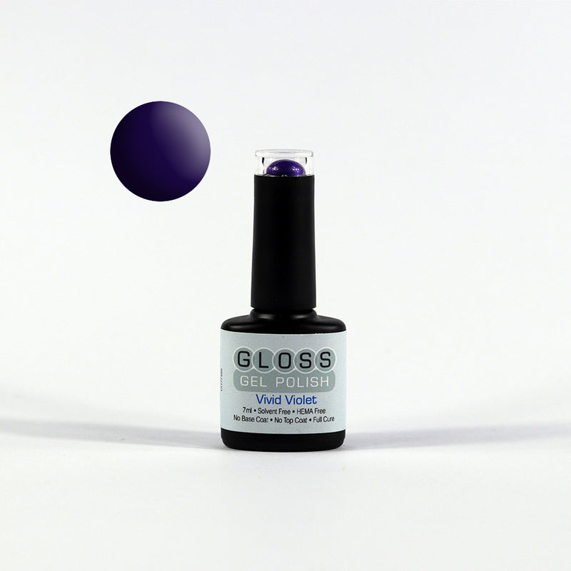 Gloss Full Cure UV/LED Gel Polish Vivid Violet